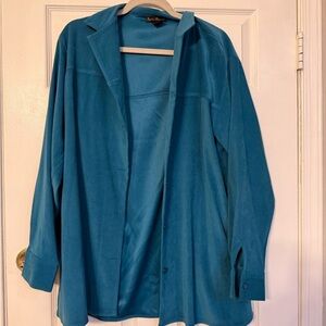 Ashley Stewart Blue Blazer